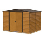Rowlinson 10x8 Woodvale Metal Apex Shed With Floor