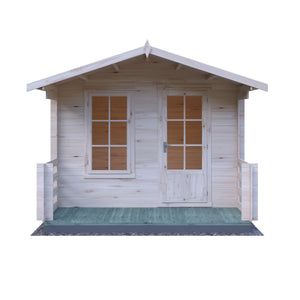 Shire Maulden With Verandah 19mm Log Cabin 10x10