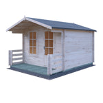 Shire Maulden With Verandah 19mm Log Cabin 10x10