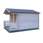 Shire Maulden With Verandah 19mm Log Cabin 10x10