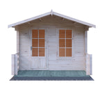 Shire Maulden With Verandah 19mm Log Cabin 10x10