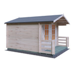 Shire Maulden With Verandah 19mm Log Cabin 10x10