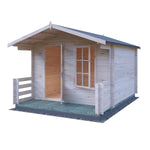 Shire Maulden With Verandah 19mm Log Cabin 10x10