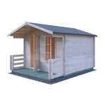 Shire Maulden With Verandah 19mm Log Cabin 10x10