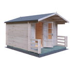 Shire Maulden With Verandah 19mm Log Cabin 10x10