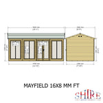 Shire Mayfield Summerhouse 16x8