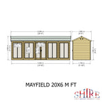 Shire Mayfield Summerhouse 20x6