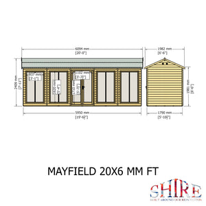 Shire Mayfield Summerhouse 20x6