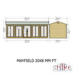 Shire Mayfield Summerhouse 20x8