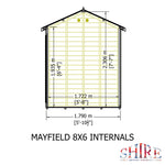 Shire Mayfield Summerhouse 8x6