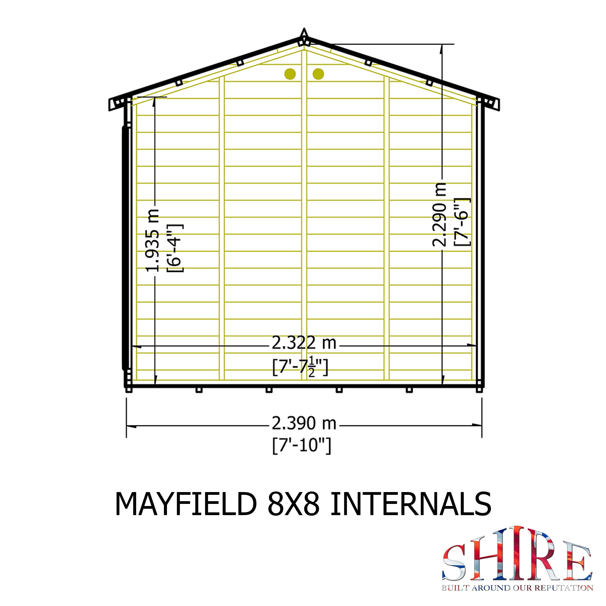 Shire Mayfield Summerhouse 8x8