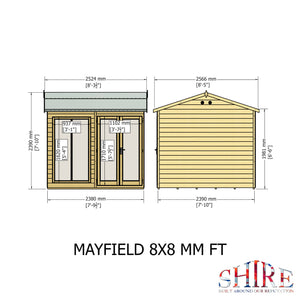 Shire Mayfield Summerhouse 8x8
