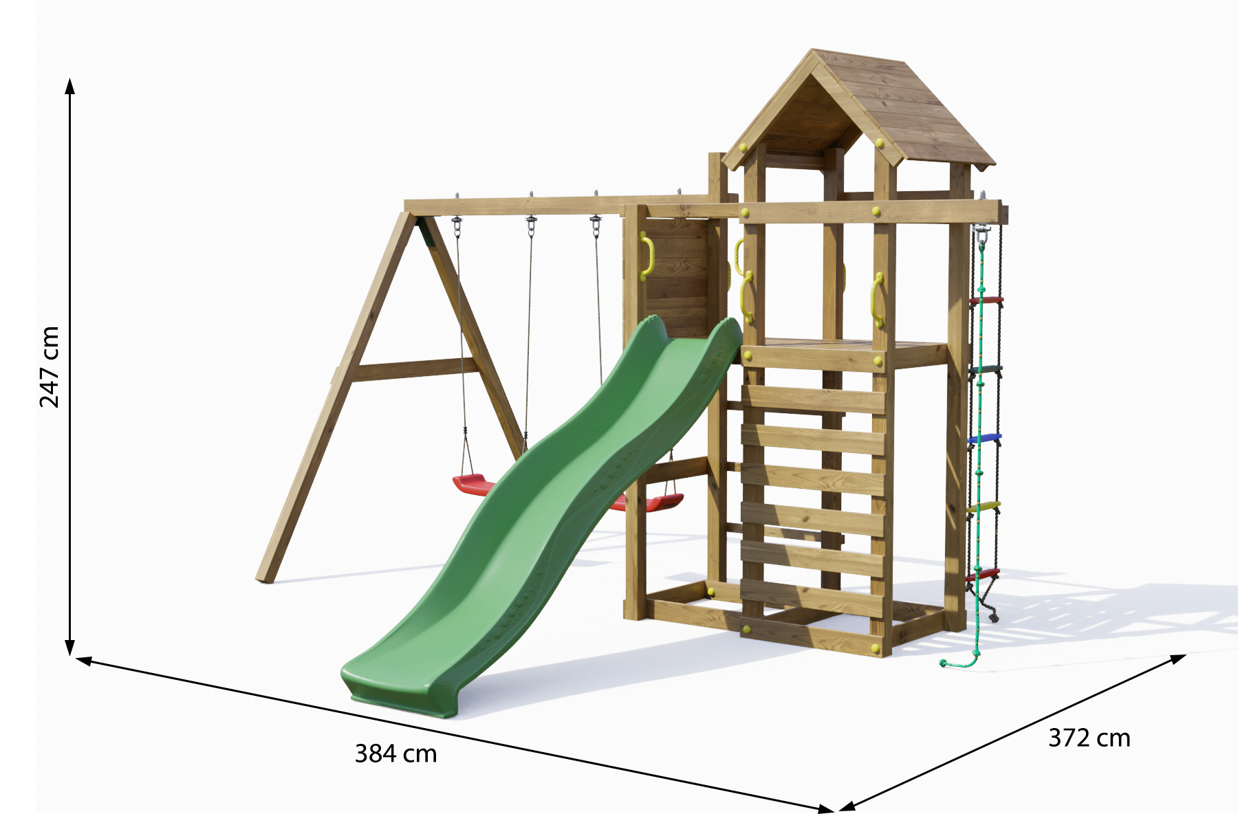 Shire Mixter Kids Wooden Multi Play Set Equipment