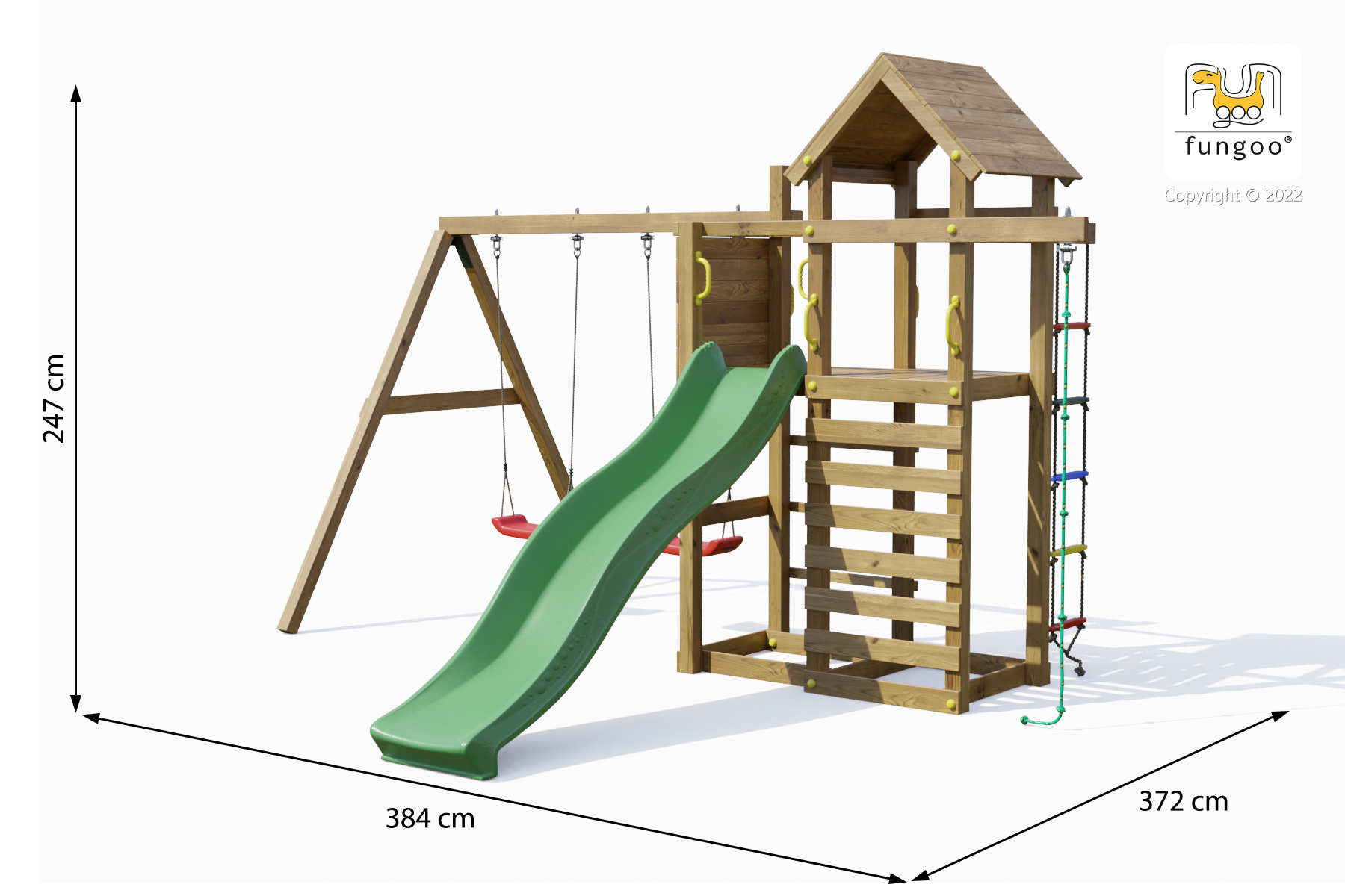 Shire Mixter Kids Wooden Multi Play Set Equipment