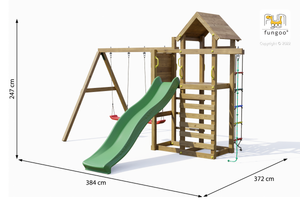 Shire Mixter Kids Wooden Multi Play Set Equipment