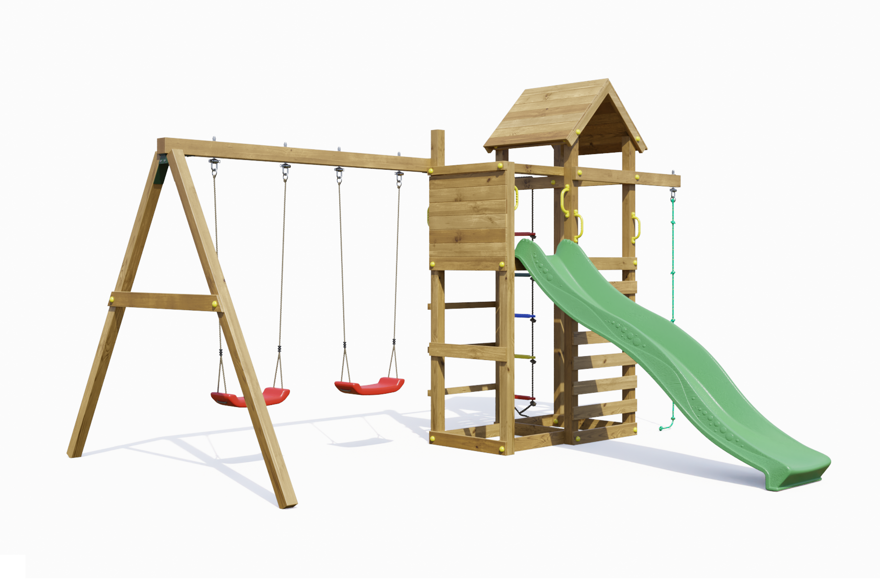 Shire Mixter Kids Wooden Multi Play Set Equipment