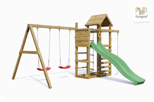 Shire Mixter Kids Wooden Multi Play Set Equipment