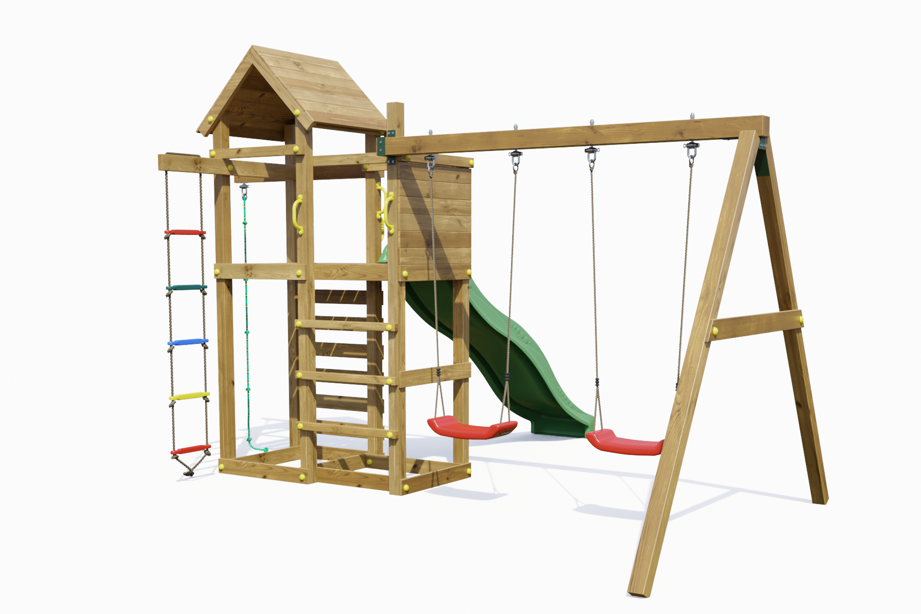 Shire Mixter Kids Wooden Multi Play Set Equipment