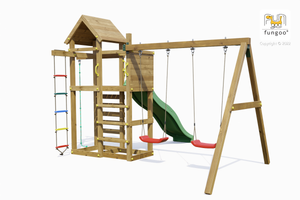 Shire Mixter Kids Wooden Multi Play Set Equipment