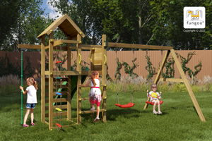 Shire Mixter Kids Wooden Multi Play Set Equipment