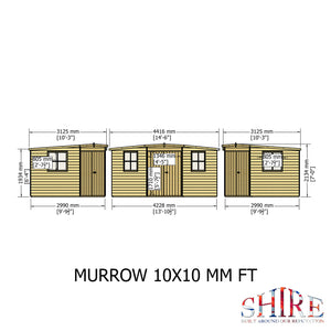 Shire Corner Shed Premium 10x10