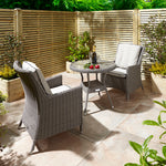 Rowlinson Prestbury Bistro Set – Natural Stone