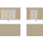 Shire Nuuk 44mm Log Cabin 16x13