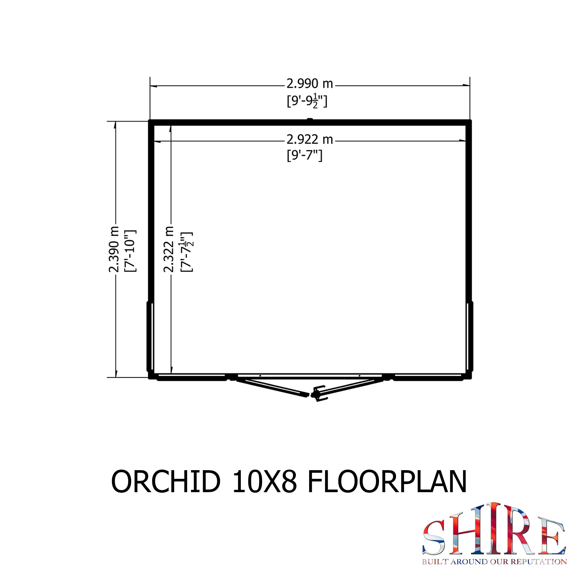 Shire Orchid Summerhouse 10x8