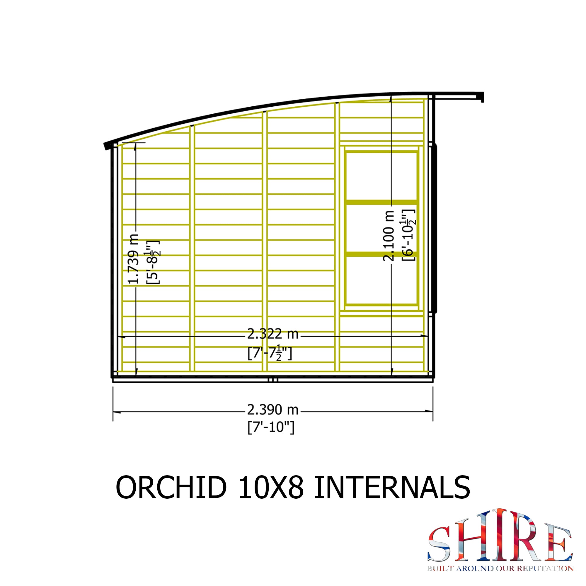 Shire Orchid Summerhouse 10x8