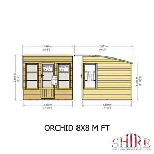 Shire Orchid Summerhouse 8x8