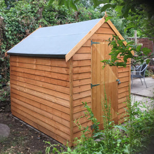 Shire Overlap Dipped Apex Wooden Garden Shed 8x6