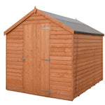 Shire Overlap Dipped Apex Wooden Garden Shed 8x6