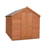 Shire Overlap Dipped Apex Wooden Garden Shed 8x6