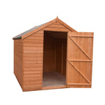 Shire Overlap Dipped Apex Wooden Garden Shed 8x6