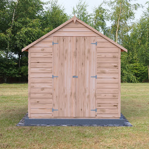 Shire Garden Value Overlap 8 x 6 Double Door Shed with or wihout Window - Garden Life Stores