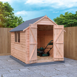 Shire Garden Value Overlap 8 x 6 Double Door Shed with or wihout Window - Garden Life Stores