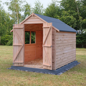 Shire Garden Value Overlap 8 x 6 Double Door Shed with or wihout Window - Garden Life Stores