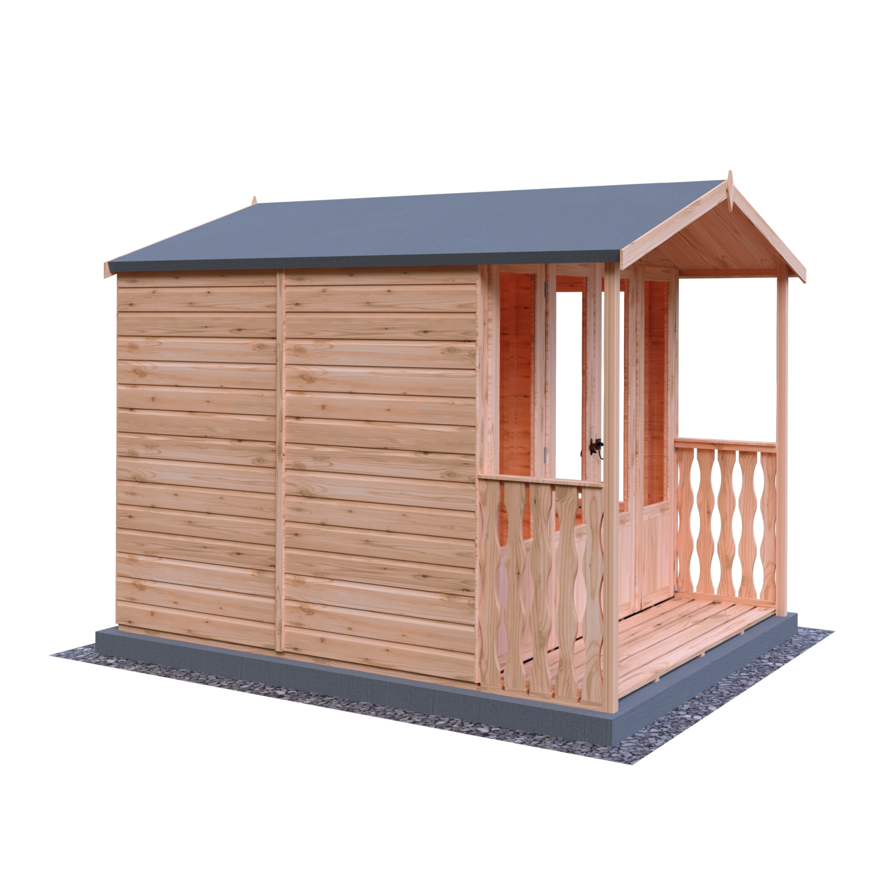 Shire Parham with Verandah Summerhouse 7x7