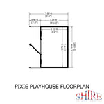 Shire Pixie Playhouse 6x4 - Garden Life Stores. 