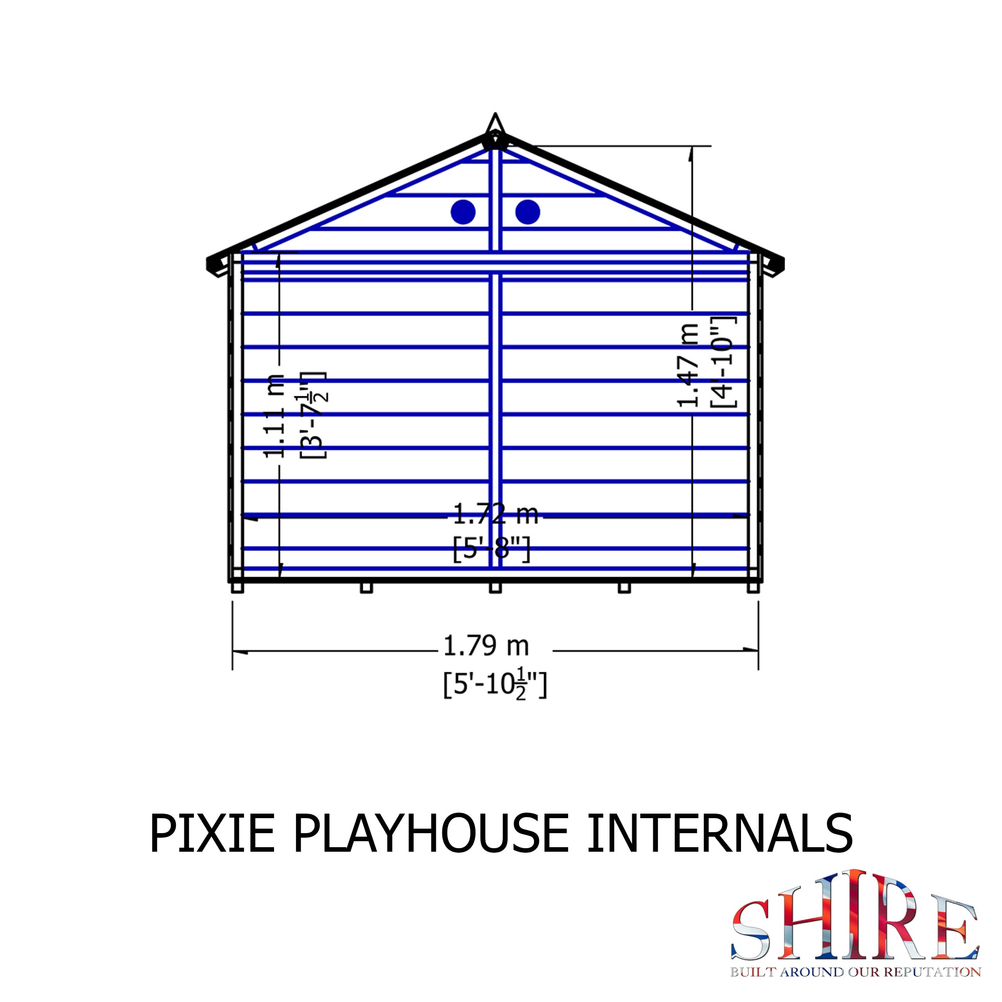 Shire Pixie Playhouse 6x4 - Garden Life Stores. 