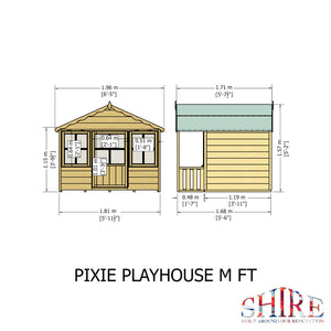 Shire Pixie Playhouse 6x4 - Garden Life Stores. 