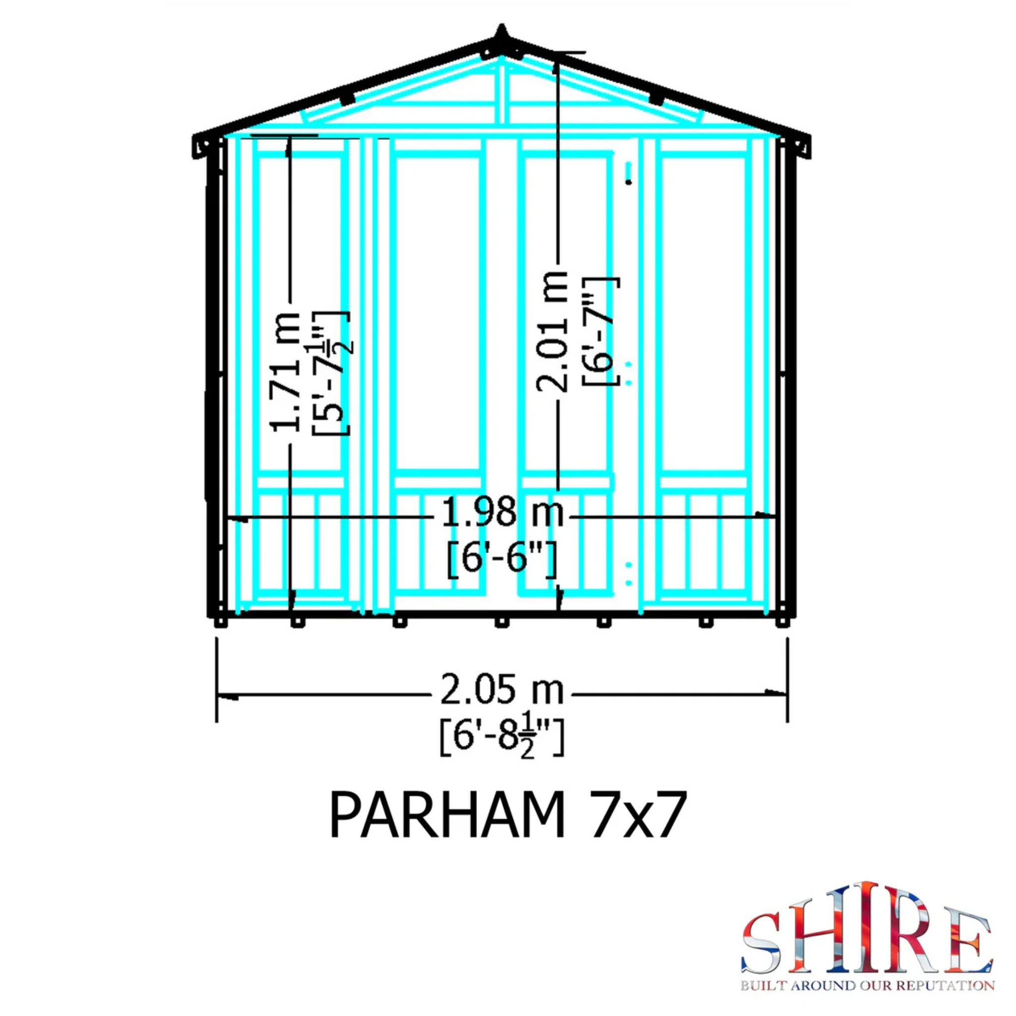 Shire Parham 7x7 Summerhouse | Garden Life Stores