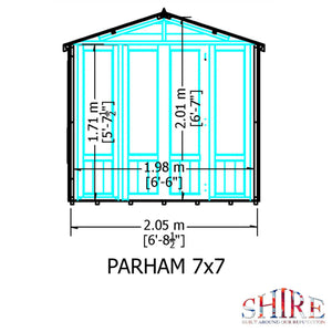 Shire Parham 7x7 Summerhouse | Garden Life Stores