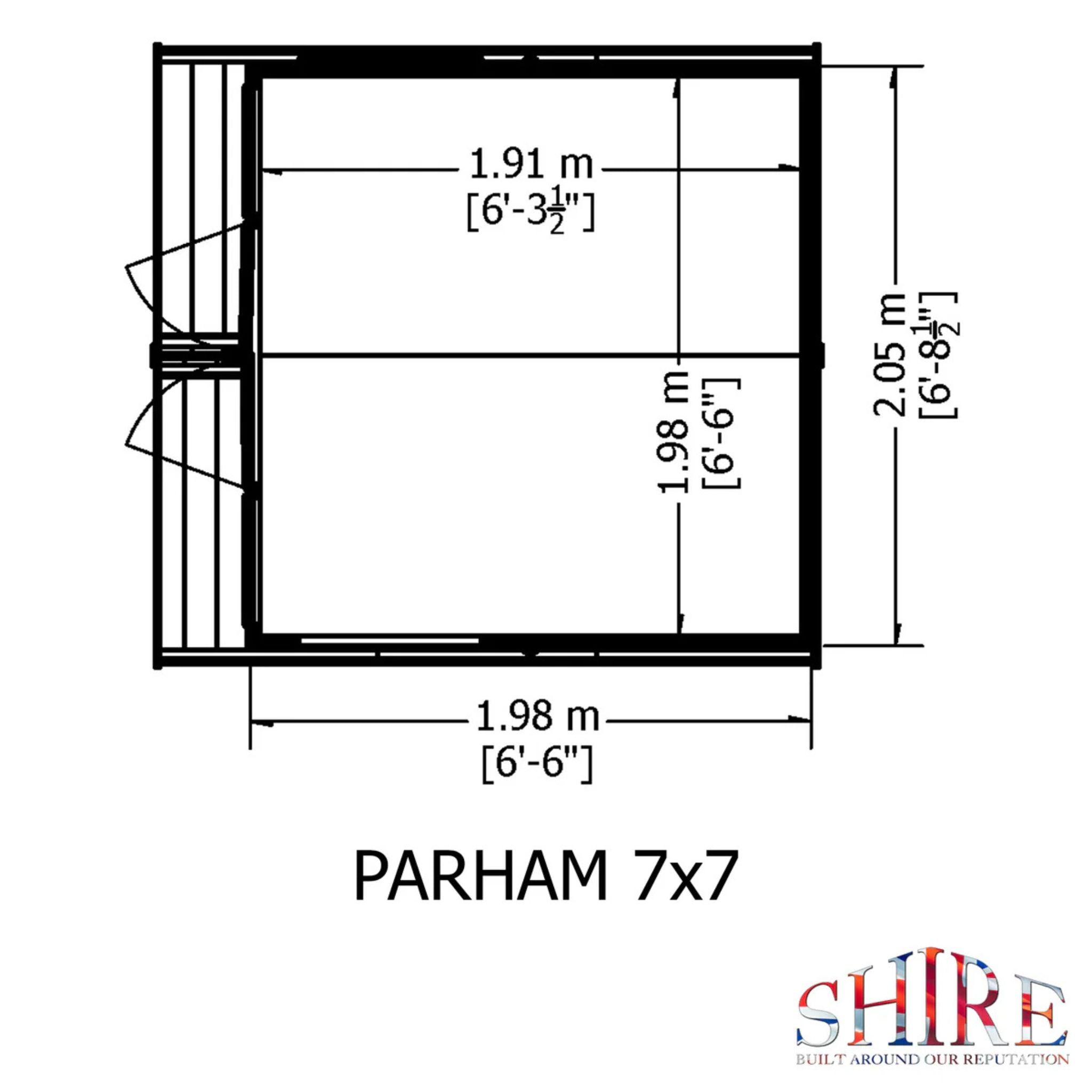 Shire Parham 7x7 Summerhouse | Garden Life Stores