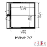 Shire Parham 7x7 Summerhouse | Garden Life Stores