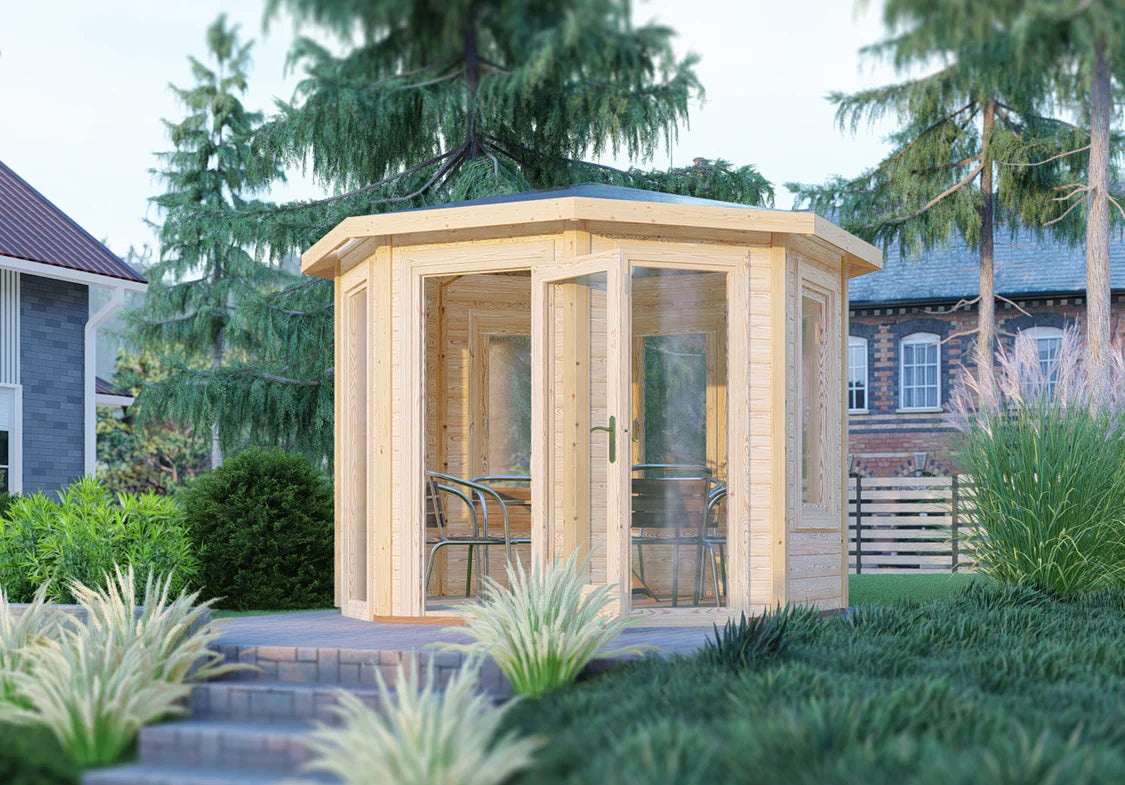 Shire Pavillion 10x10 44mm Log Cabin