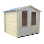 Shire Peckover 19mm Log Cabin 8x8