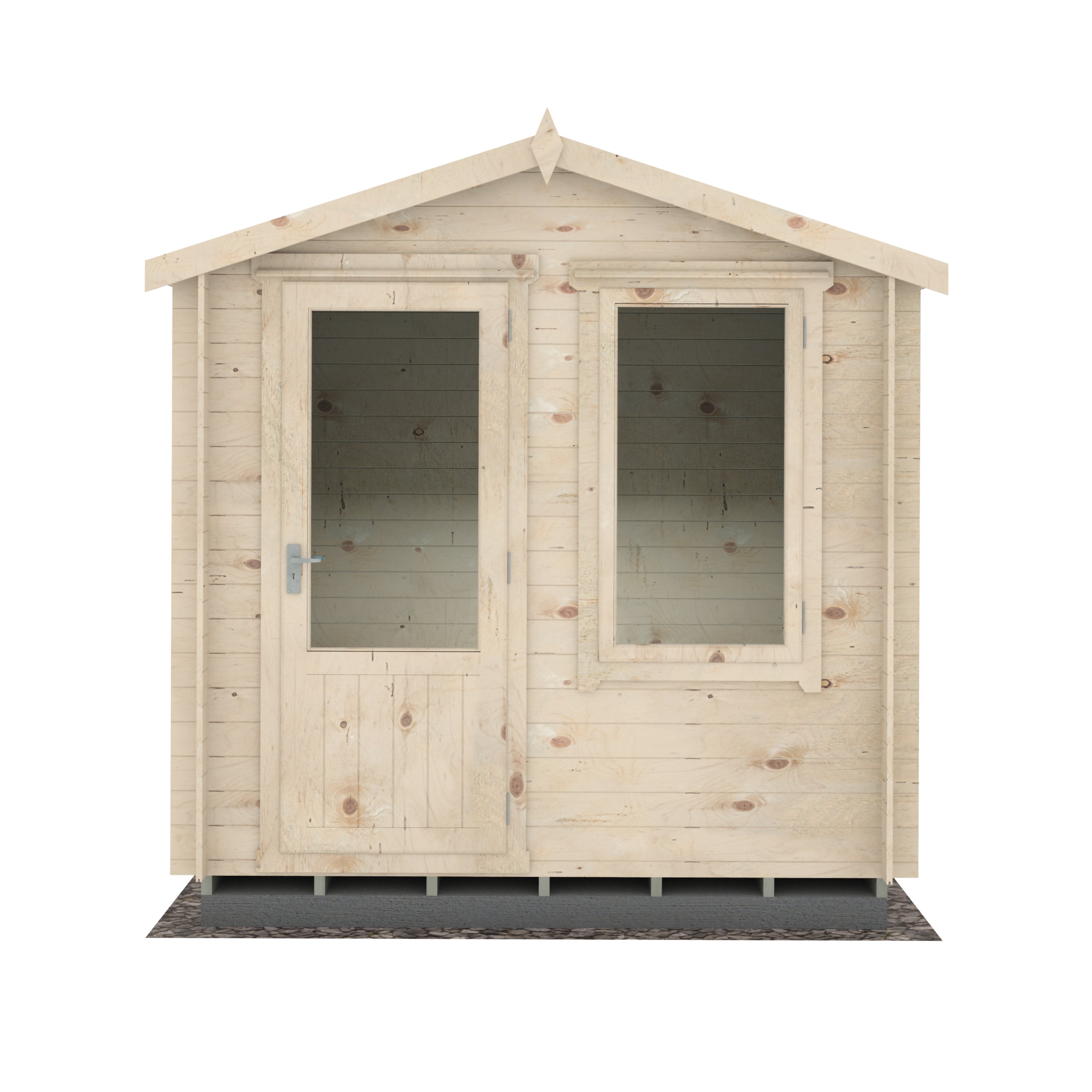 Shire Peckover 19mm Log Cabin 8x8