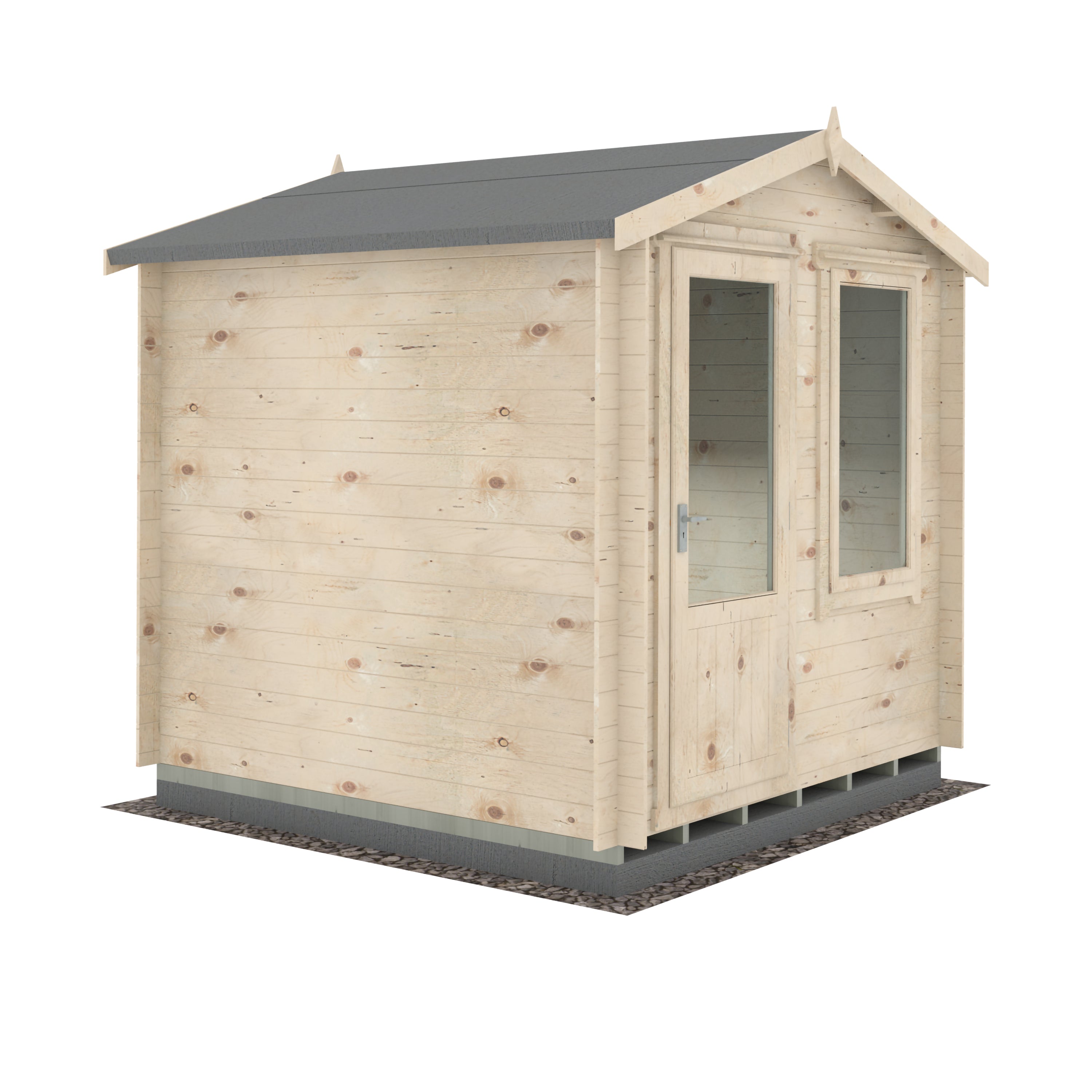 Shire Peckover 19mm Log Cabin 8x8