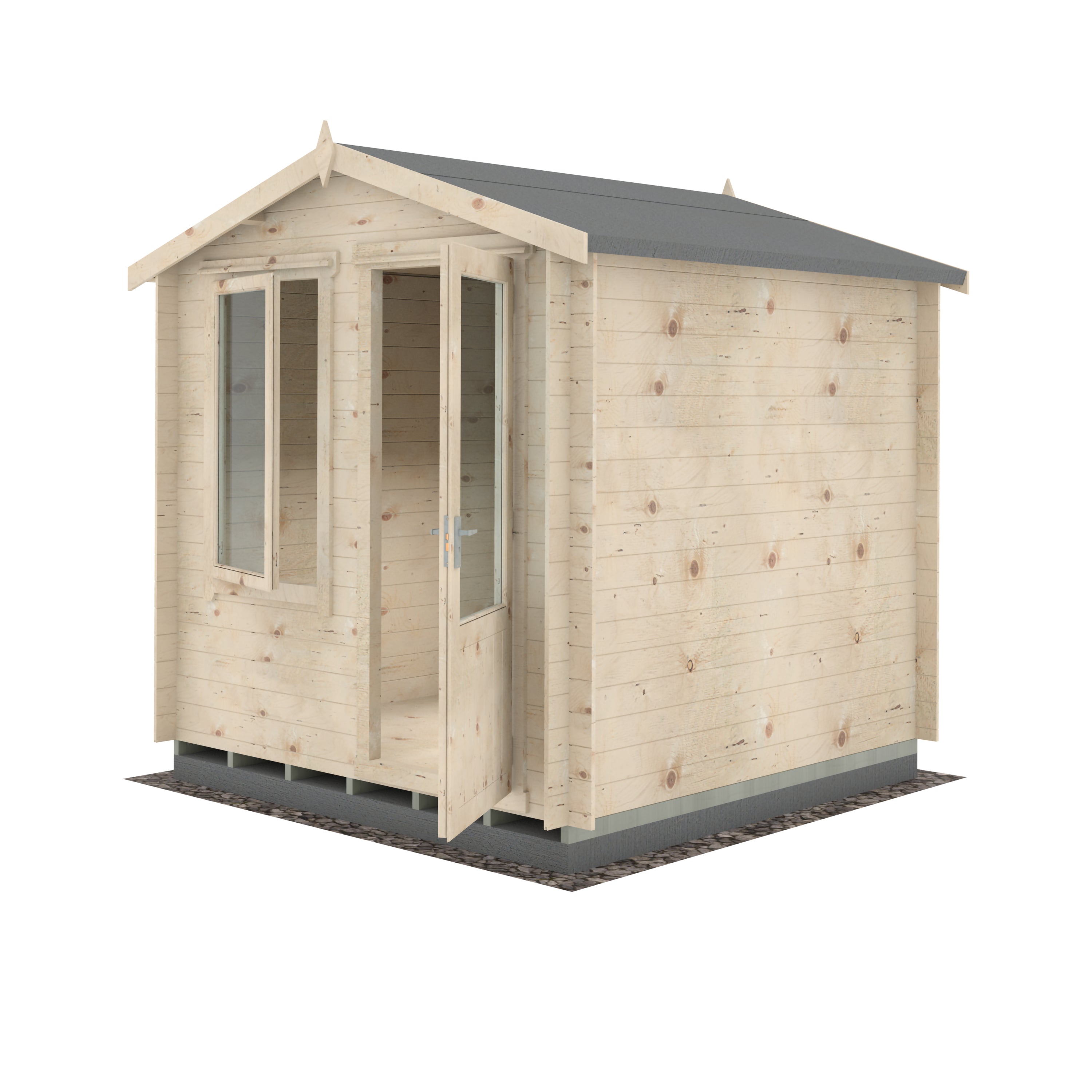 Shire Peckover 19mm Log Cabin 8x8